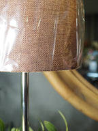 Genoa buffet lamp with coffee shade