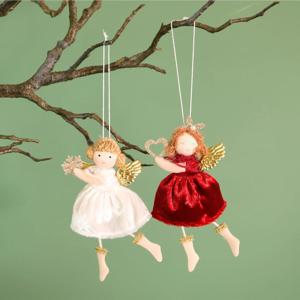 Festive hanging fairy
