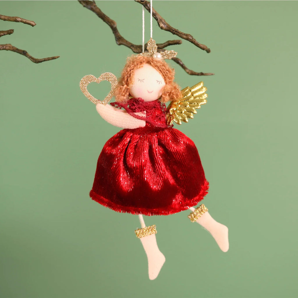 Festive hanging fairy