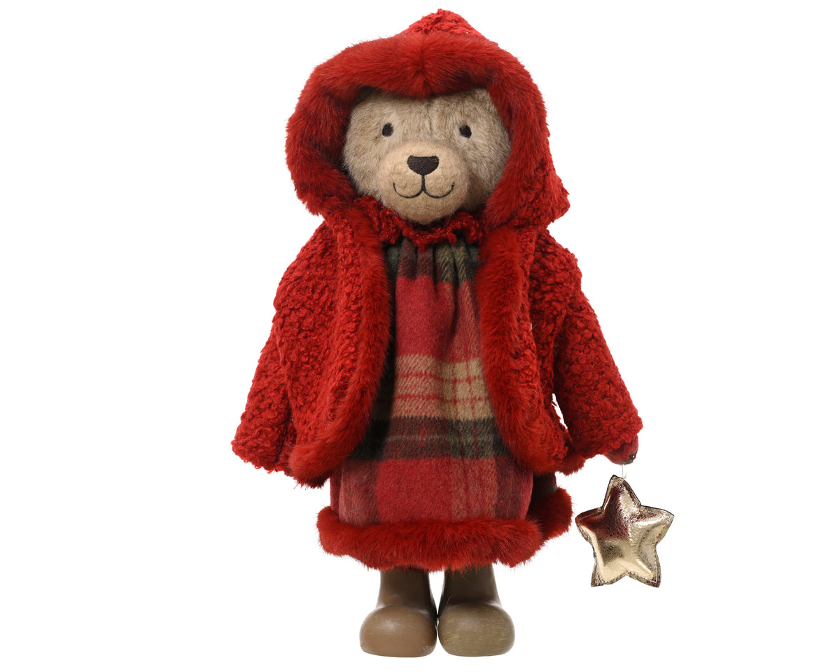 Standing Christmas wool bear