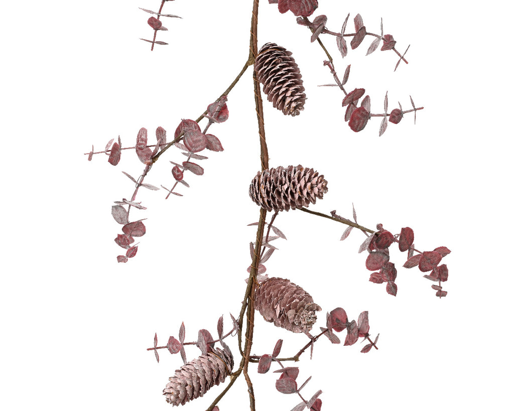 Eucalyptus and pinecone garland