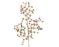 Ginger brown glitter spray stem