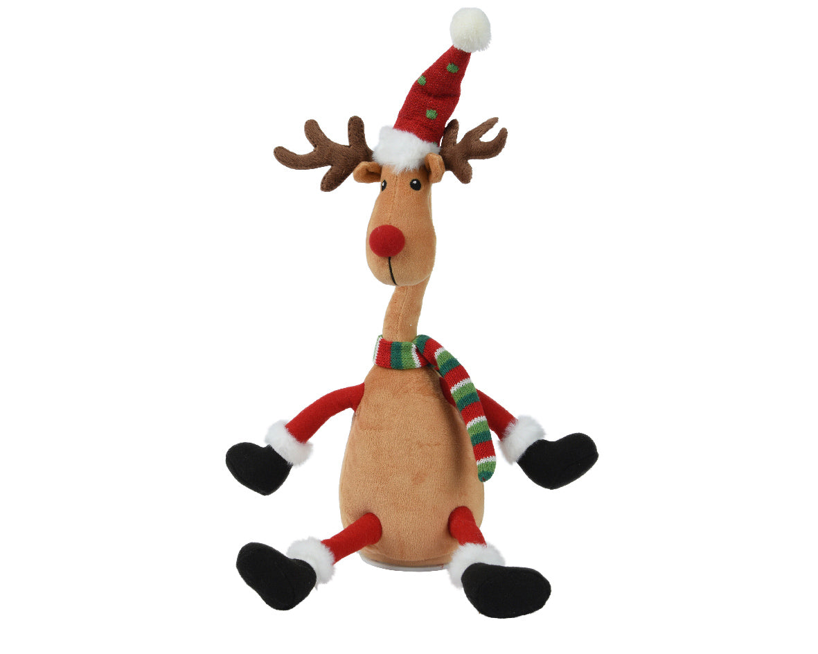 Reindeer with Santa Hat