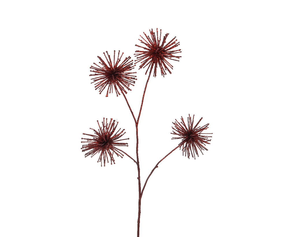 Red Allium Glitter Spray