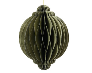 Green onion shape paper hanging dec -20cm H