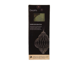 Green onion shape paper hanging dec -20cm H