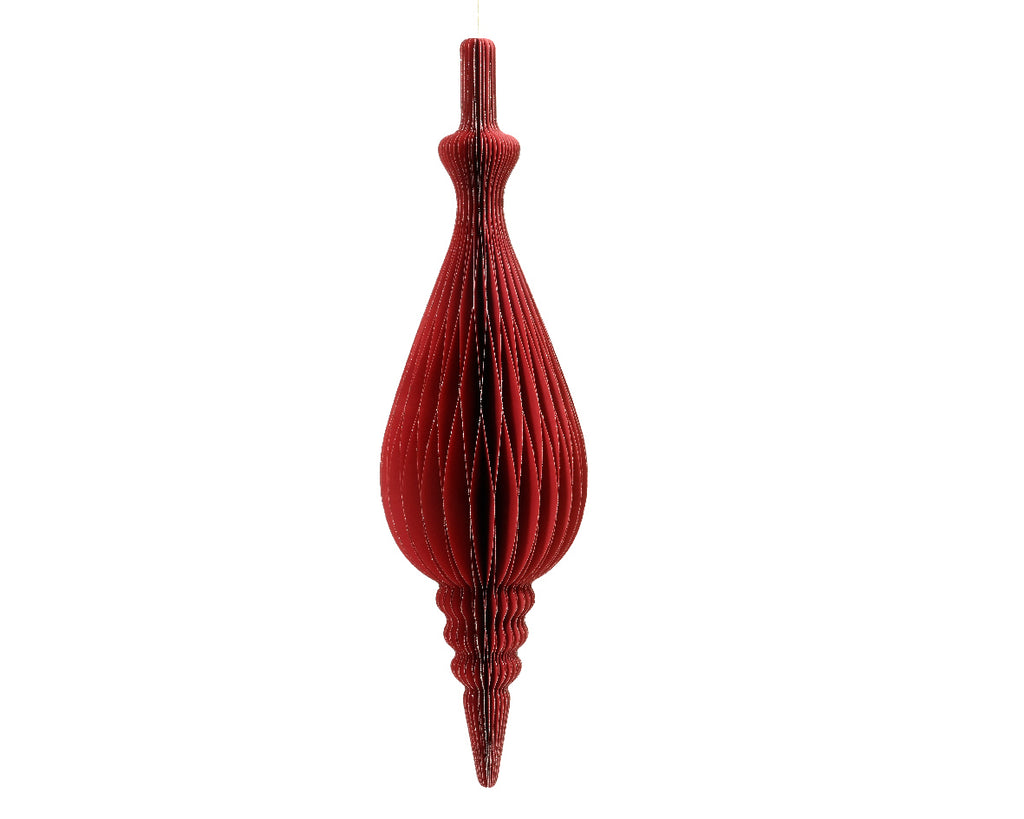 Red Finial Paper Decoration