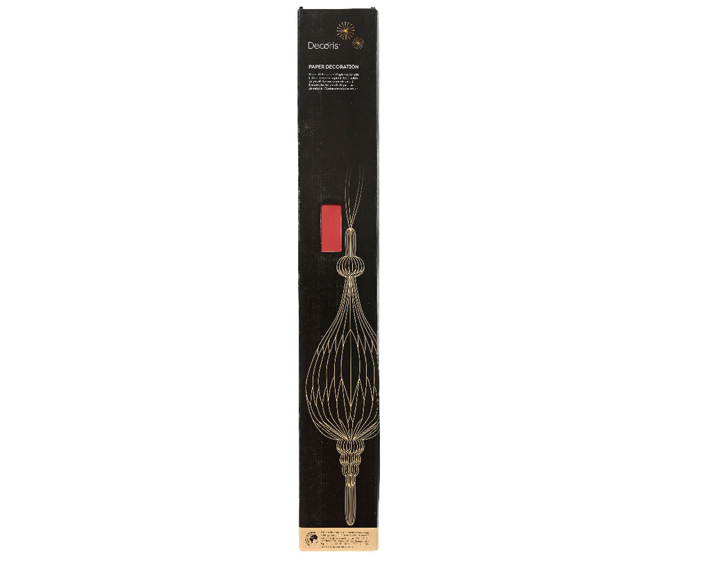 Red Finial Paper Decoration