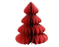 Burgundy paper tree decoration