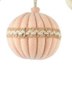 Pastel Bauble with Lace Detail 3 colours
