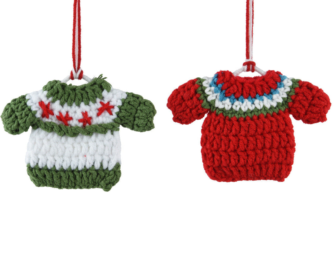 Knitted Sweater Hanging Decoration