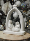 Ceramic nativity arch