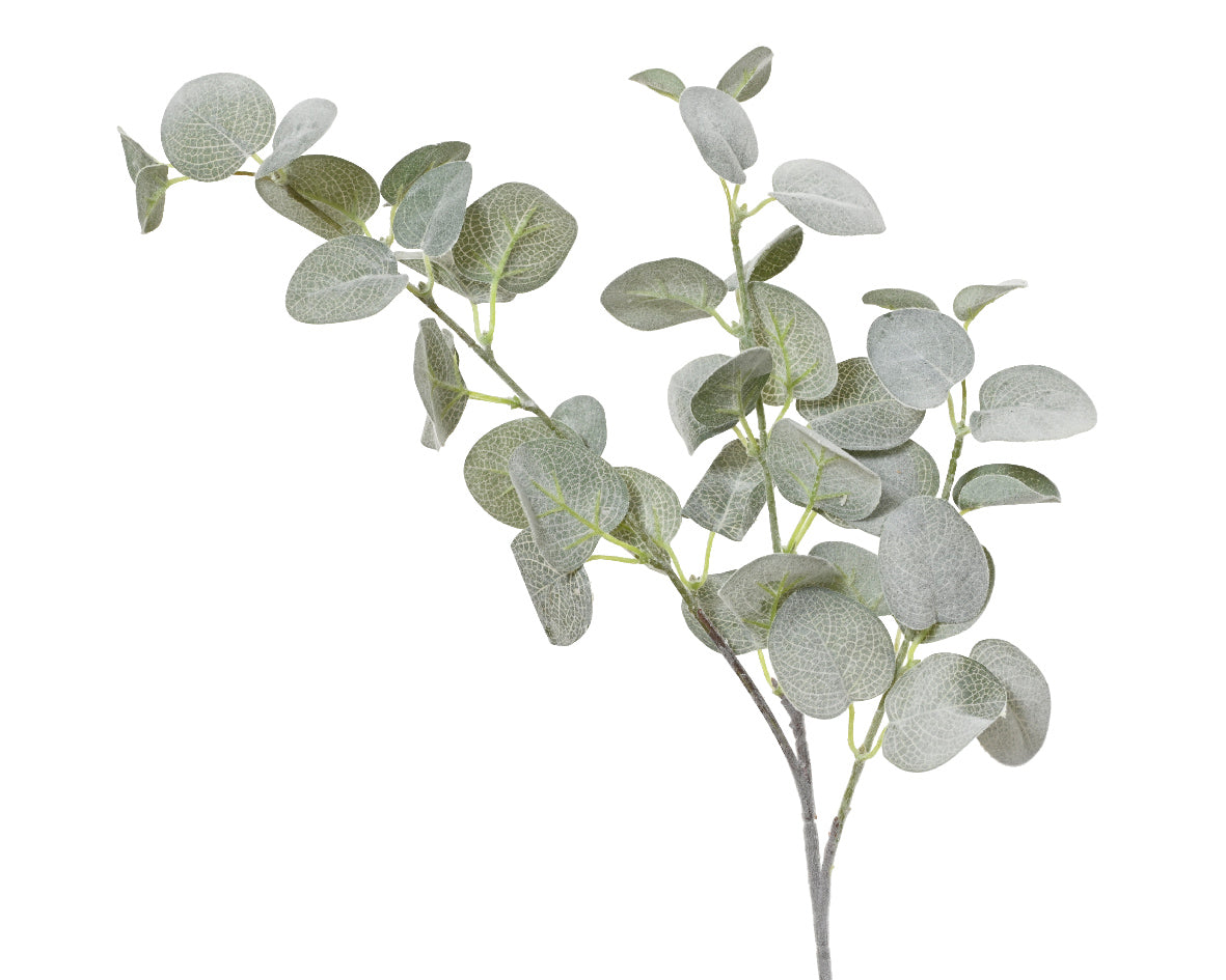 Flocked Finish Eucalyptus Stem