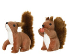 Brown foam squirrel decoration