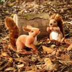 Brown foam squirrel decoration