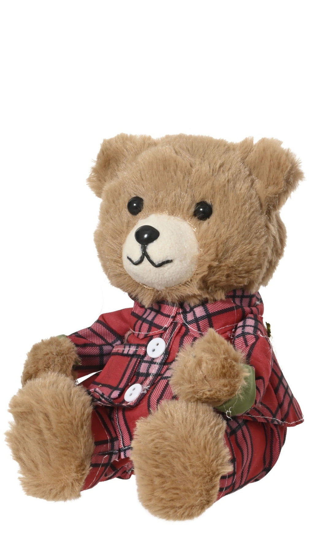 Christmas teddy bear in pyjamas