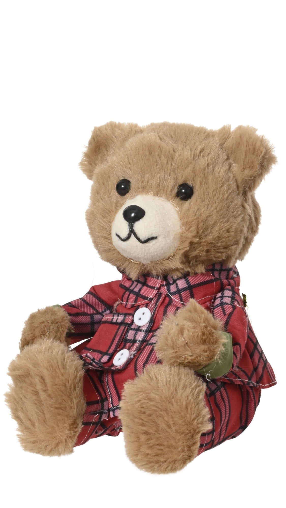 Christmas teddy bear in pyjamas