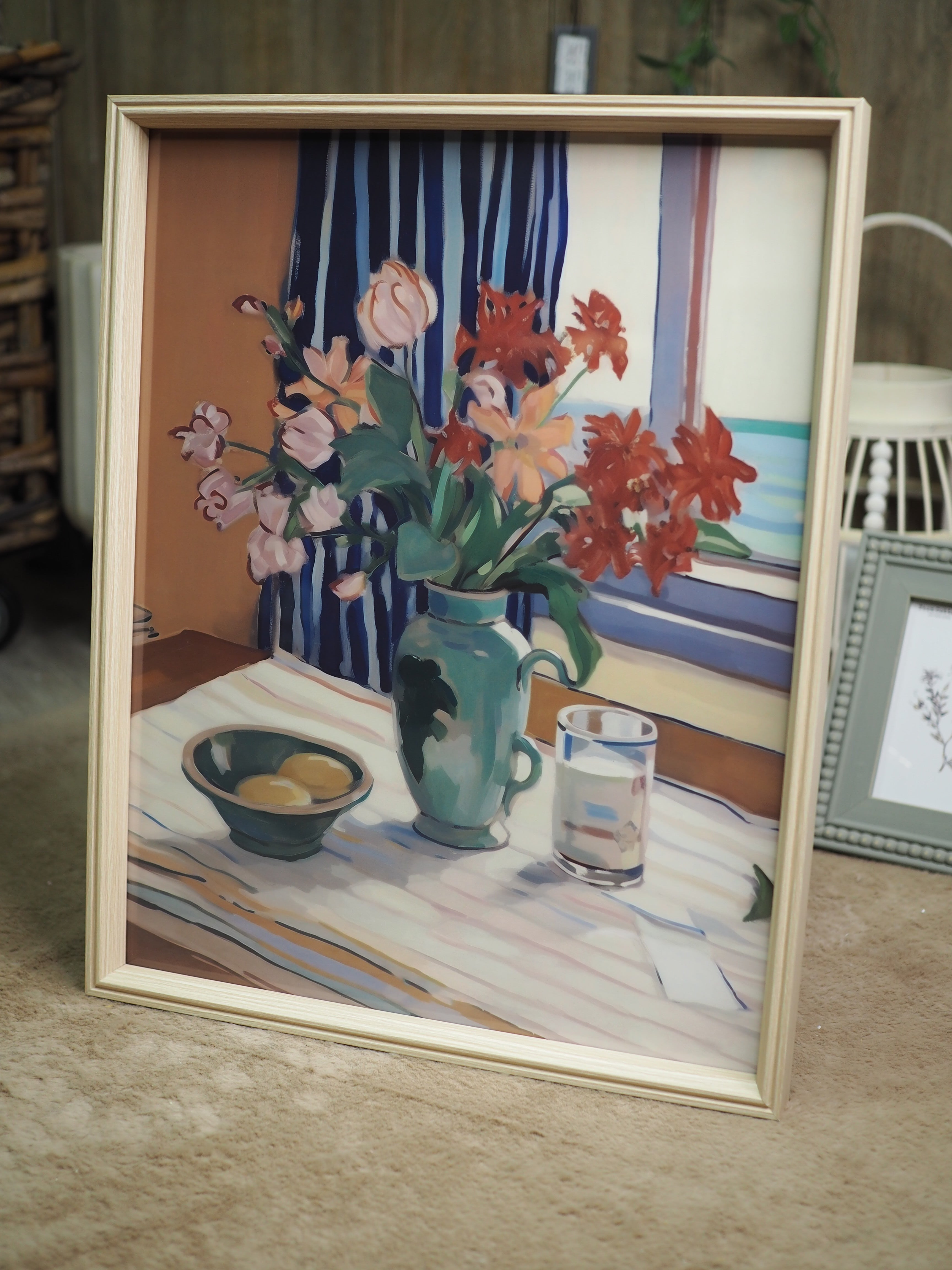 Room with a view framed print