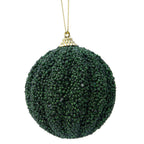 Green Glitter Ball Bauble