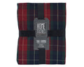 Rich tartan print tablerunner