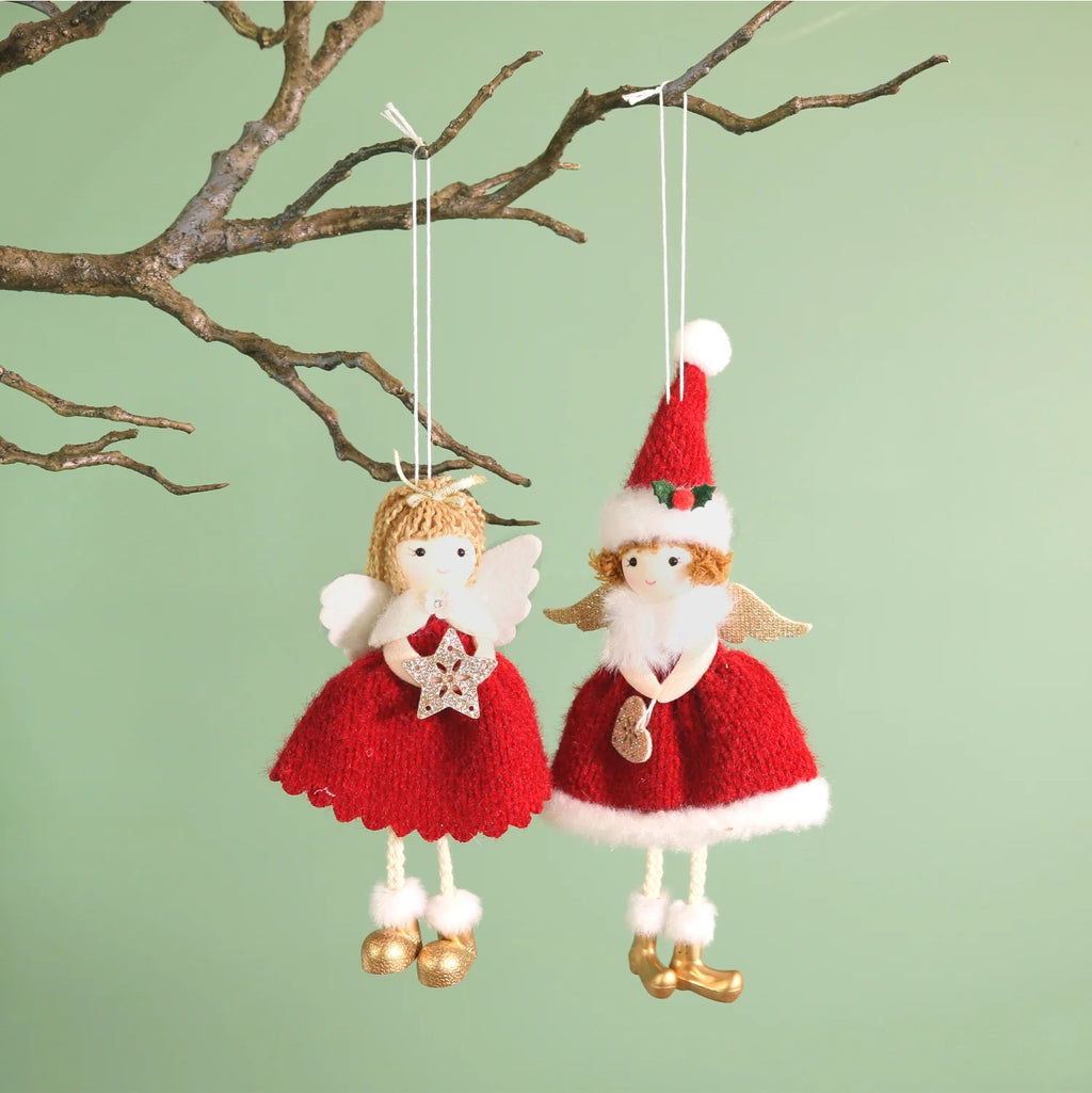 Festive hanging fairy