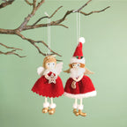 Festive hanging fairy