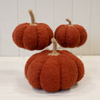 Orange boucle pumpkin - medium