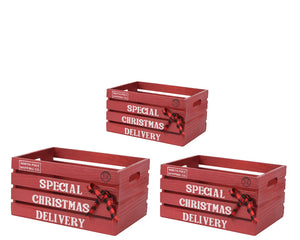 Red special delivery box (3 sizes)