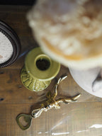 Gold stag head bottle opener