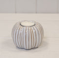 Ceramic pumkin tealight holder