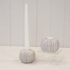 Ceramic pumpkin candle holder