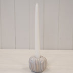 Ceramic pumpkin candle holder