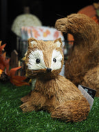 Small Brown Grass Fox Decoration