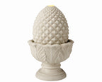Light up artichoke outdoor water fountain