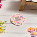 Bright and beautiful ceramic mum coaster