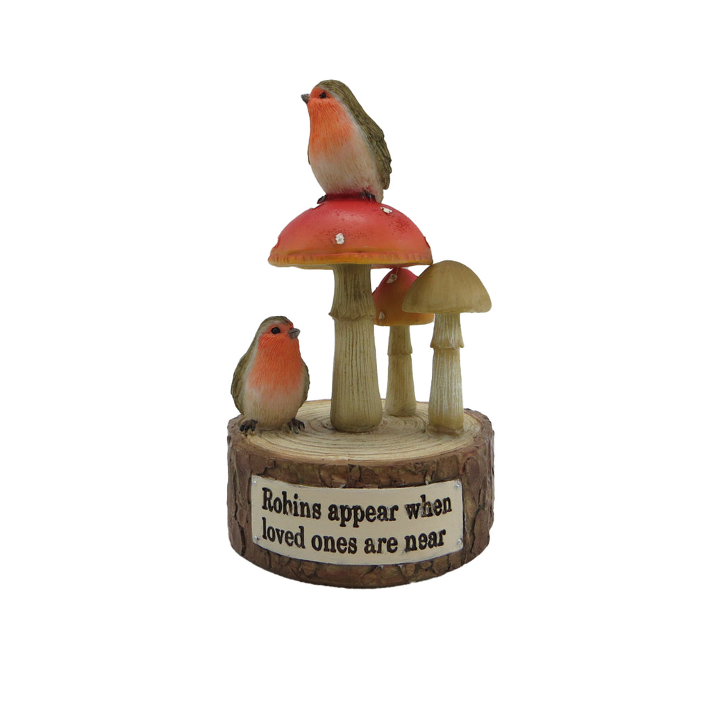 Countryside woodland Robins Appear ornament
