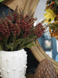 Burgundy mini bell flower spray