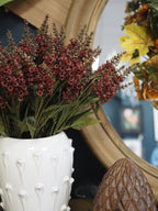 Burgundy mini bell flower spray