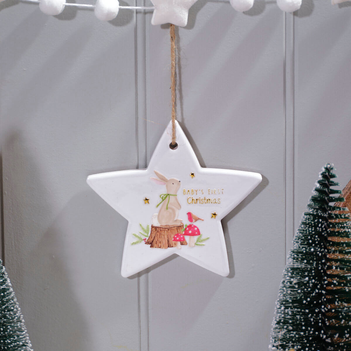 Babys first Christmas hanging dec