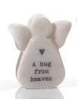 Tiny sentiment marble angels