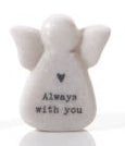 Tiny sentiment marble angels