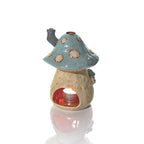 LED stoneware toadstool house