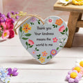 Thank you for your kindness hanging heart
