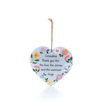 Grandma thank you hanging heart