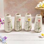 Sentimental vase with 3D flower