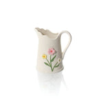 Large jug with 3D flowers