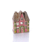Cottage garden pink tealight house