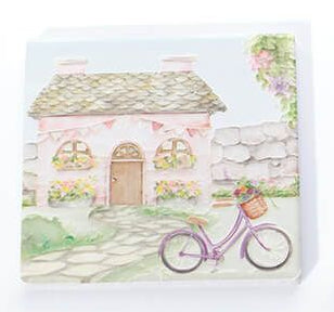 Cottage garden ceramic 3D coasters