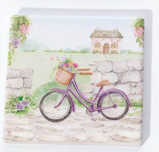 Cottage garden ceramic 3D coasters