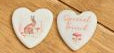 Woodland Animal Marble Heart Tokens